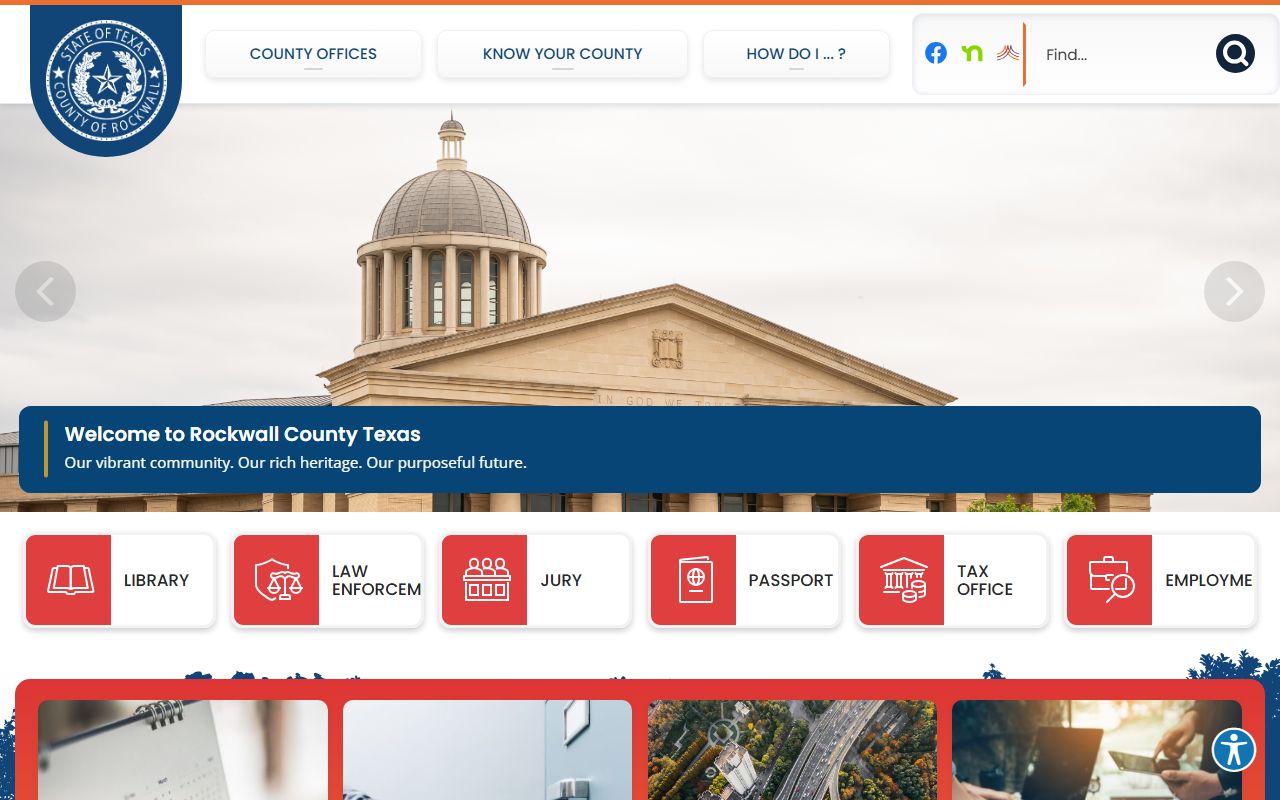 Rockwall County Texas official website for traffic court records and court information