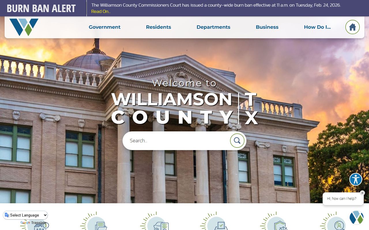 Williamson County Clerk for traffic court records